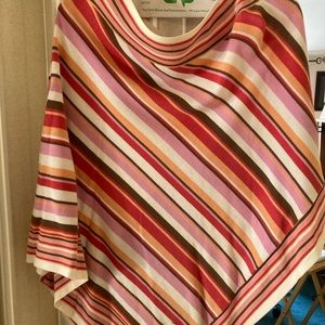 Sweater poncho 100% cotton